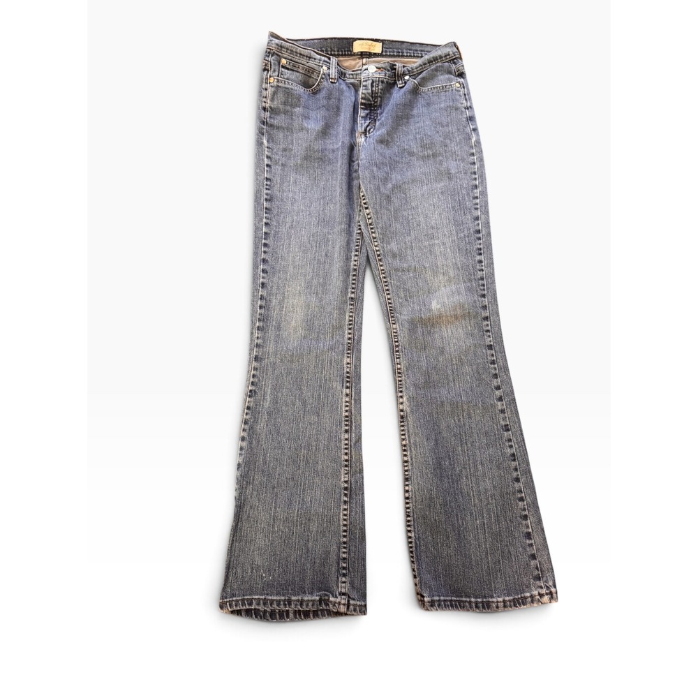 Wrangler Aura Instantly Slimming Bootcut Jeans Medium Wash Blue 10x32 WCW84CW